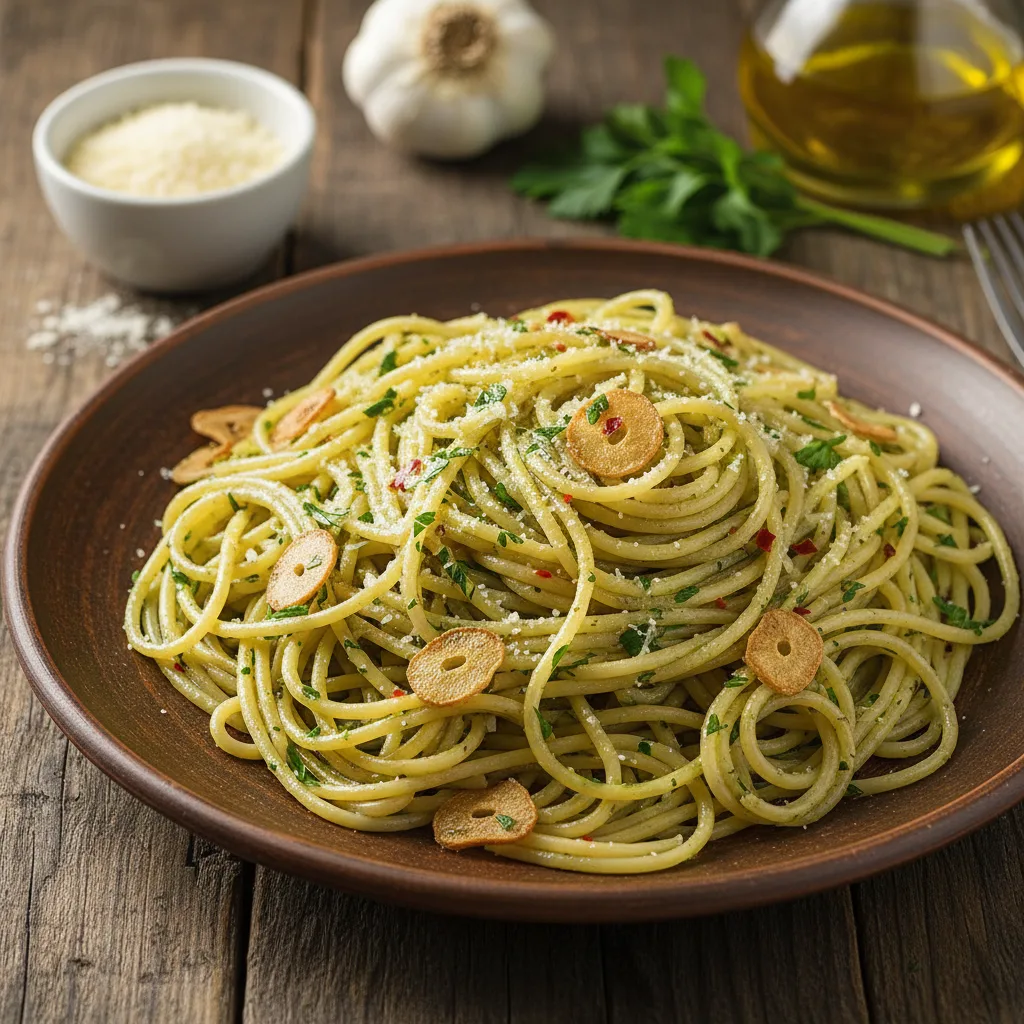 Imagem de Macarrão ao Alho e Óleo